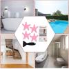 imageAnti Slip Shower Stickers 24 PCS Safety Bathtub Stickers Adhesive Decals with Premium Scraper for Bath Tub Shower Stairs Ladders Boats ClearPink