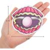 imageNon Slip Bathtub Stickers 16 PCS Adhesive Kids Sea Shell Anti Slip Decal Treads for Shower and Bath Tub with Premium Scraper