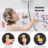 imageNon Slip Bathtub Stickers 32 PCS Adhesive Kids Animals Anti Slip Decal Treads for Shower and Bath Tub with Premium Scraper