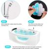 imageNonSlip Bathtub Stickers 30 Large PCS Safety Bathroom Tubs Showers Treads Adhesive DecalsBlue