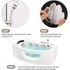 imageNonSlip Bathtub Stickers 30 Large PCS Safety Bathroom Tubs Showers Treads Adhesive DecalsGrey