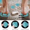 imageNonSlip Bathtub Stickers 36 PCS Safety Bathroom Tubs Showers Treads Adhesive Decals Scraper ClearBlue