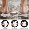 imageOriginal Bathtub Stickers NonSlip 12PCS Safety Shower Treads Adhesive Appliques with Premium Scraper GreyWhite