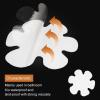 imageOriginal Bathtub Stickers NonSlip 12PCS Safety Shower Treads Adhesive Appliques with Premium Scraper GreyWhite