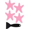 imageAnti Slip Shower Stickers 24 PCS Safety Bathtub Stickers Adhesive Decals with Premium Scraper for Bath Tub Shower Stairs Ladders Boats ClearPink