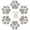 imageNonSlip Bathtub Stickers 30 Large PCS Safety Bathroom Tubs Showers Treads Adhesive DecalsGrey