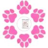 imageNonSlip Bathtub Stickers 30 Large PCS Safety Bathroom Tubs Showers Treads Adhesive DecalsPink