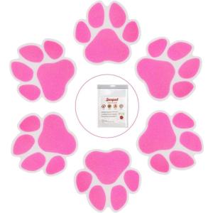 imageNonSlip Bathtub Stickers 30 Large PCS Safety Bathroom Tubs Showers Treads Adhesive DecalsPink