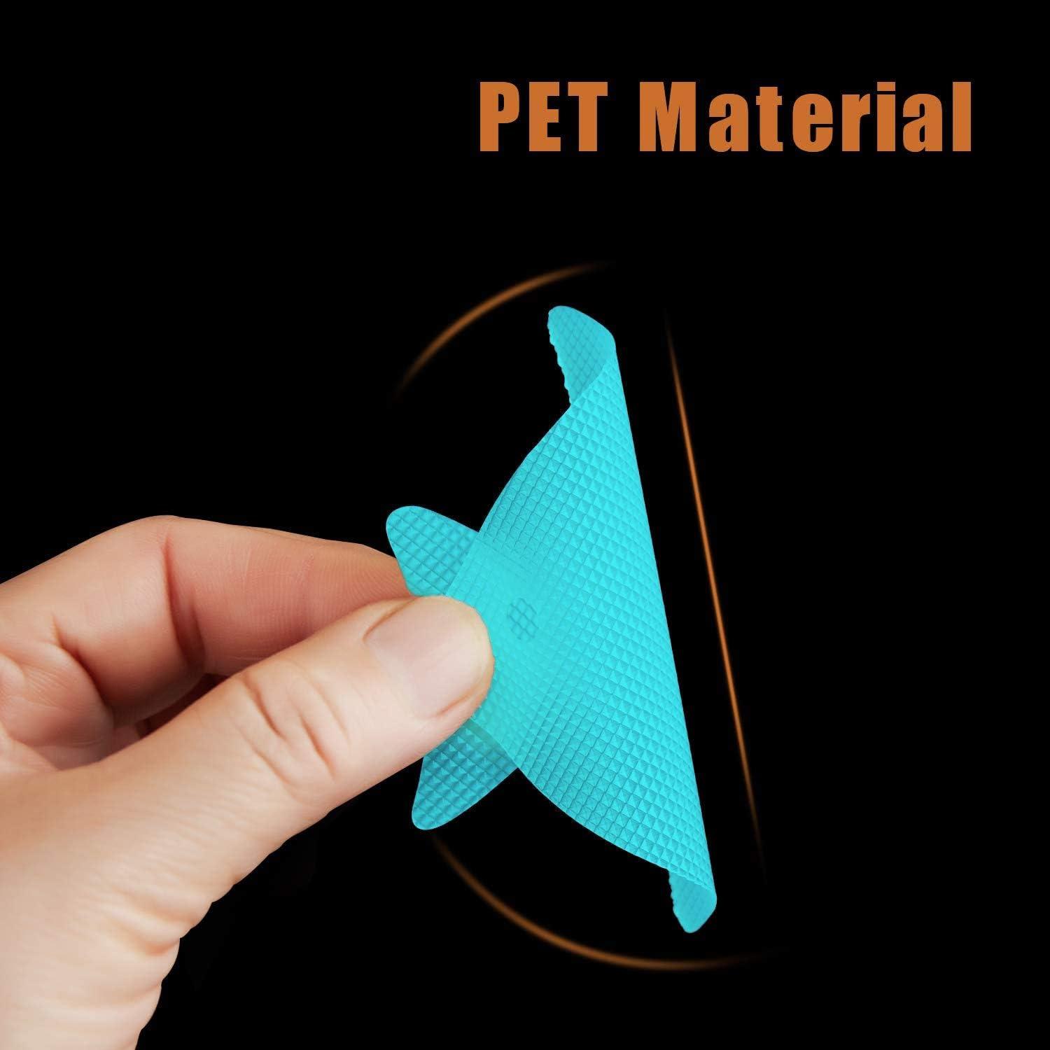 imageBathtub Stickers NonSlip 24 PCS Safety Shower Treads Adhesive Appliques with Premium ScraperBlue