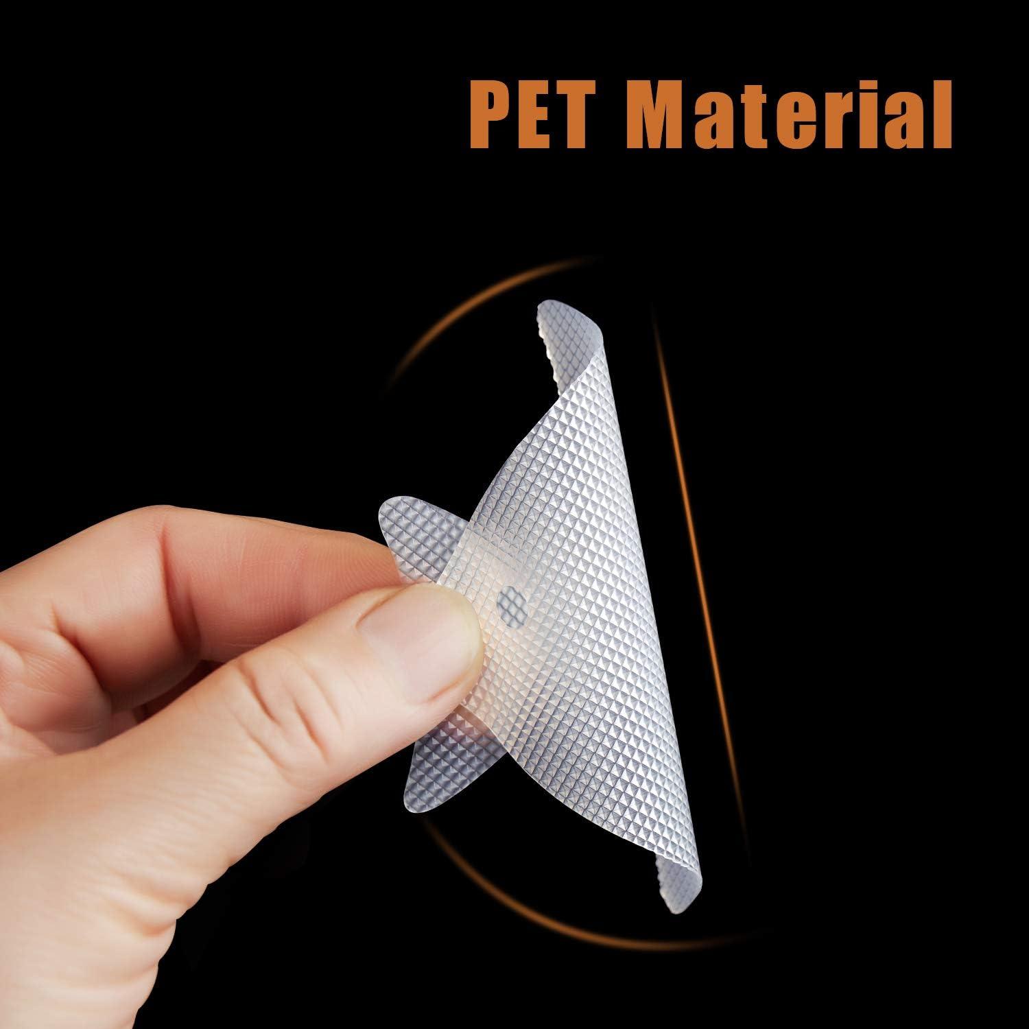 imageBathtub Stickers NonSlip 24 PCS Safety Shower Treads Adhesive Appliques with Premium ScraperClear