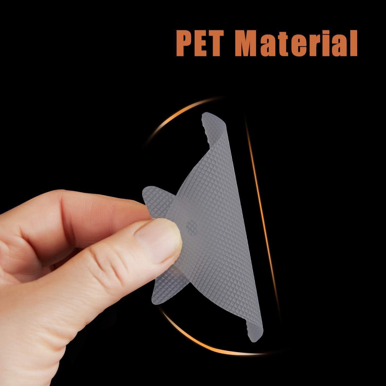 imageBathtub Stickers NonSlip 24 PCS Safety Shower Treads Adhesive Appliques with Premium ScraperGrey