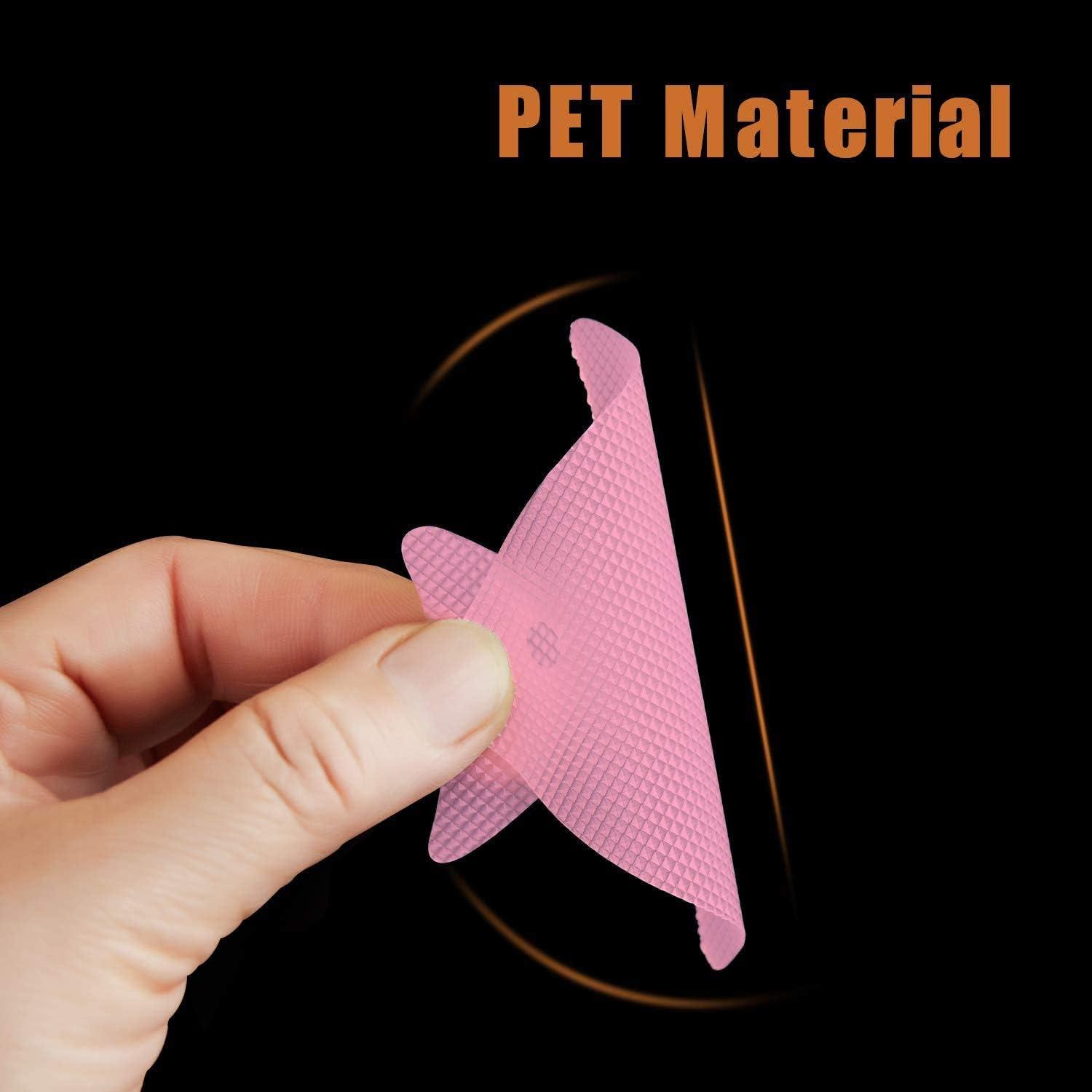 imageBathtub Stickers NonSlip 24 PCS Safety Shower Treads Adhesive Appliques with Premium ScraperPink