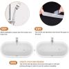 imageAnti Slip Shower Stickers Safety Bathtub Strips Adhesive Decals with Premium Scraper for Bath Tub Shower Stairs Ladders Boats BlueClear
