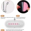 imageBathtub Stickers NonSlip 12PCS Safety Shower Treads Adhesive Appliques with Premium Scraper GreyPink