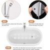 imageBathtub Stickers NonSlip 24 PCS Safety Shower Treads Adhesive Appliques with Premium ScraperClear