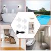imageBathtub Stickers NonSlip 24 PCS Safety Shower Treads Adhesive Appliques with Premium ScraperClear