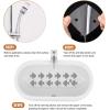 imageBathtub Stickers NonSlip 24 PCS Safety Shower Treads Adhesive Appliques with Premium ScraperGrey