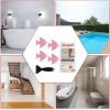 imageBathtub Stickers NonSlip 24 PCS Safety Shower Treads Adhesive Appliques with Premium ScraperPink