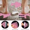 imageBathtub Stickers NonSlip 24 PCS Safety Shower Treads Adhesive Appliques with Premium ScraperPink