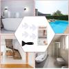 imageBathtub Stickers NonSlip 24 PCS Safety Shower Treads Adhesive Appliques with Premium ScraperWhite
