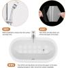 imageOriginal Bathtub Stickers NonSlip Hexagon Safety Shower Treads Adhesive Appliques with Premium ScraperClear
