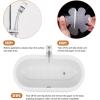 imageOriginal 24PCS Upgraded Gentle Bathtub Stickers NonSlip Safety Shower Treads Adhesive Appliques with Premium ScraperClear