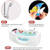 image:imageNon Slip Bathtub Stickers 18 PCS Sea Adhesive Kids Anti Slip Decal Treads for Shower and Bath Tub with Premium Scraper