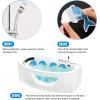 image:imageNon Slip Dolphin Bathtub Stickers 20 PCS Adhesive Kids Anti Slip Decal Treads for Shower and Bath Tub with Premium ScraperDolphin
