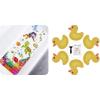 image:image40 X 16 Inch Baby Bath Mat and 20 pcs Duck Bathtub Stickers