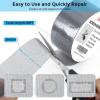 image:image24 PCS Grey Patented Anti Slip Shower Stickers and 2 in X 30 FT 360IN Grey Window Screen Repair Tape