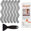 image:image24 PCS Grey Patented Anti Slip Shower Stickers and 2 in X 30 FT 360IN Grey Window Screen Repair Tape