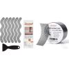 image:image24 PCS Grey Patented Anti Slip Shower Stickers and 2 in X 30 FT 360IN Black Window Screen Repair Tape