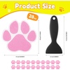 image:imageSecopad 20 PCS Original NonSlip Bathtub Stickers Large Safety Bathroom Tubs Showers Treads Adhesive Decals with ScraperGrayPink
