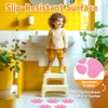 image:imageSecopad 20 PCS Original NonSlip Bathtub Stickers Large Safety Bathroom Tubs Showers Treads Adhesive Decals with ScraperGrayPink